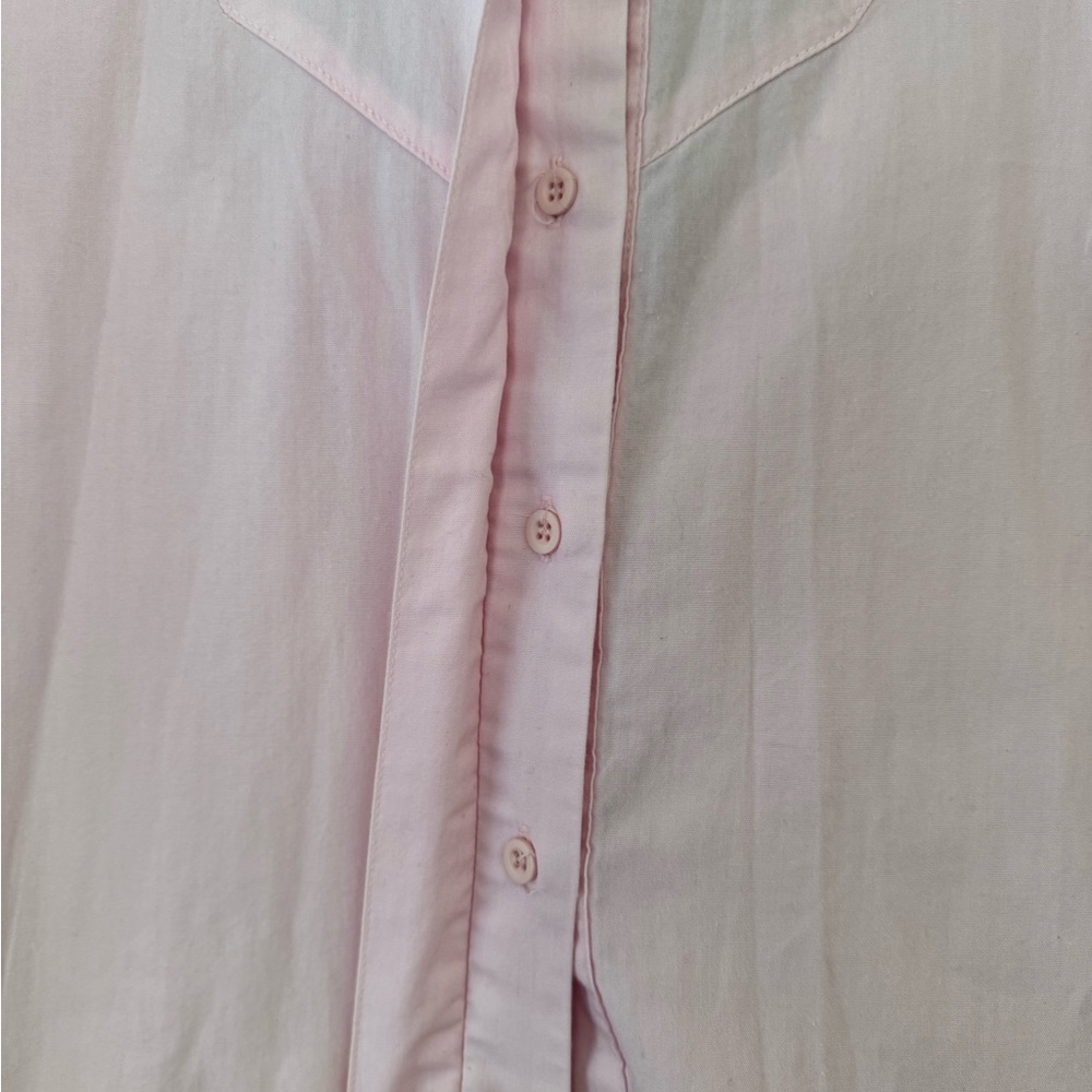 Rare Vintage Wranglers Women’s Southwest Aztec Shirt Pink Bull Design Size Med - Picture 8 of 13